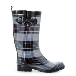 Womens Capelli New York Classic Plaid Tall Rain Boots