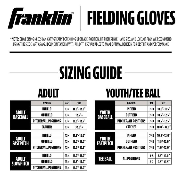 Franklin® 12in. Pro Flex Hybrid Black/Camel Glove