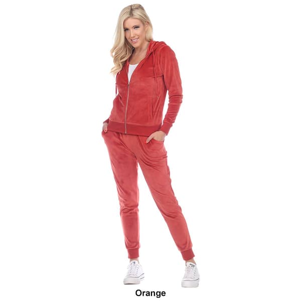 Women's Velour Tracksuit Loungewear 2pc Set