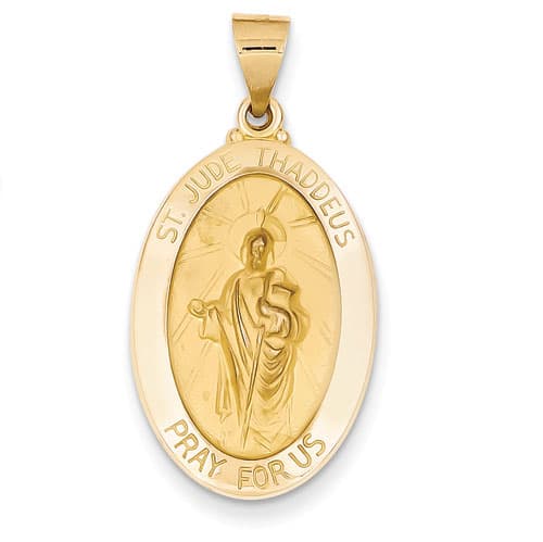 Gold Classics&#40;tm&#41; 14kt. Gold St. Jude Thaddeus Medal - image 