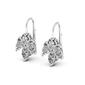 Moluxi&#8482; Sterling Silver 3ct. Moissanite Fly Earrings - image 2