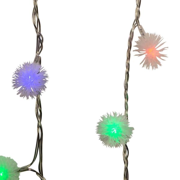 Kurt S. Adler 50-Light Spiked Snowball Light Set - image 