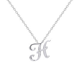 Accents by Gianni Argento Initial H Pendant Necklace