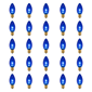Northlight 25pc. Incandescent C9 Blue Christmas Replacement Bulbs - image 3