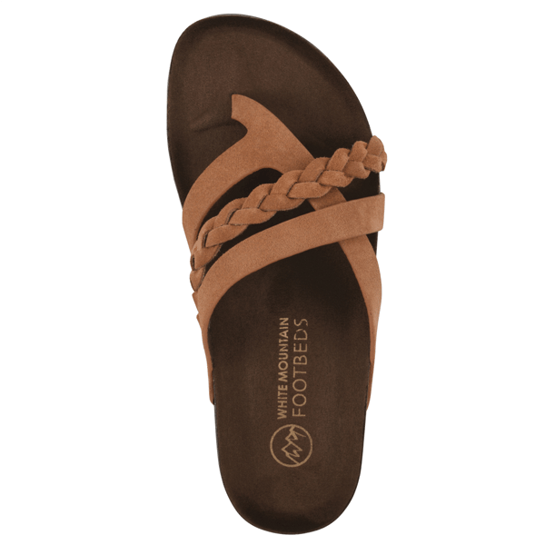 Womens White Mountain Halogen Thong Sandals