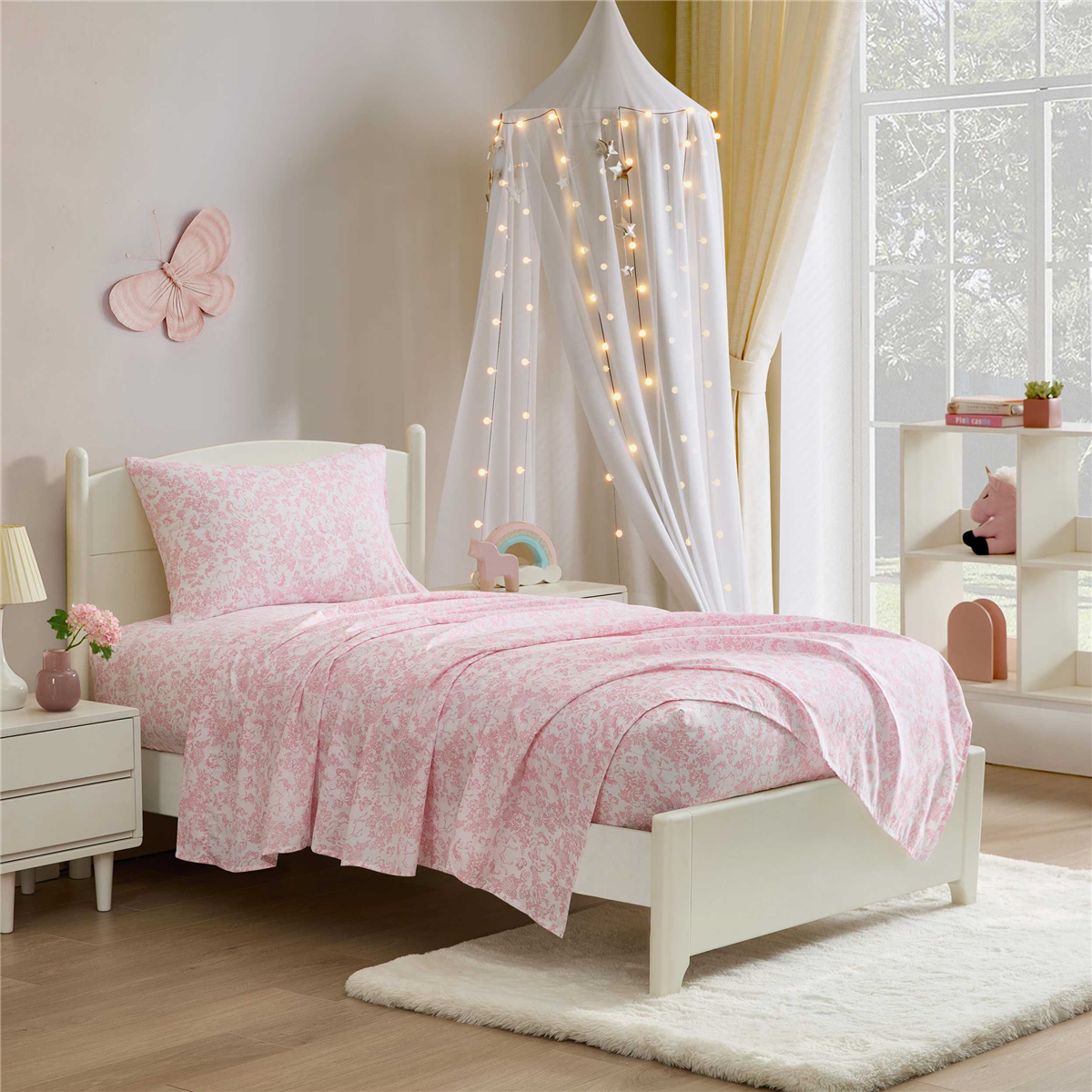 Laura Ashley® Kids Toile Unicorn Sheet Set