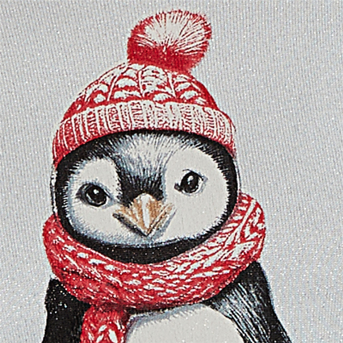 Womens Emaline Holiday Festivities Penguin Graphic Sweater