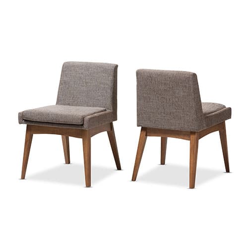 Baxton Studio Nexus 2pc. Upholstered Dining Side Chair Set