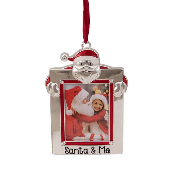 Northlight Seasonal Santa and Me Photo Frame Christmas Ornament
