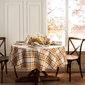 Threadmade Rus- Set Harvest Woven Plaid Tablecloth - image 5