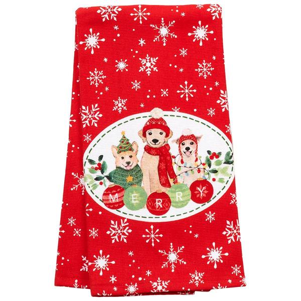 Kay Dee Merry Pups Dual Purpose Kitchen Towel - image 