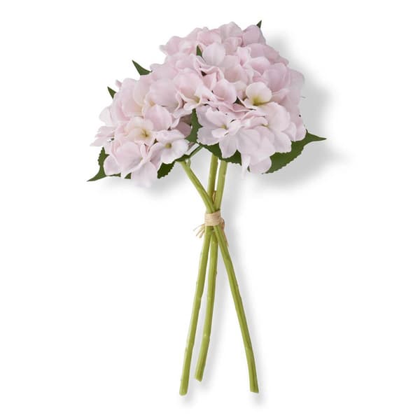 K&K Interiors Pink Real Touch Hydrangea Bundle - image 