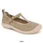 Womens JBU Summer Memory Foam T-Strap Flats - image 8