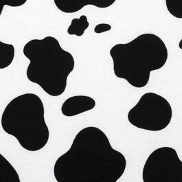 Trend Lab&#174; Cow Print Deluxe Flannel Fitted Crib Sheet
