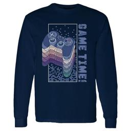Boys (8-20) Game Time Pixel Long Sleeve w/ Earbuds
