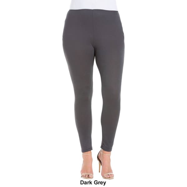 Plus Size 24/7 Comfort Apparel Ankle Length Leggings