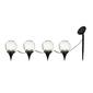 Evergreen Staked Lanterns w/Solar RGB Globes - Set of 4 - image 3