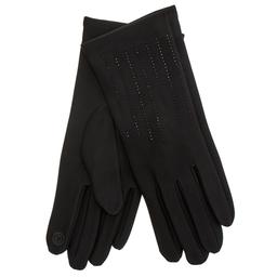 Womens Nanette Lepore Tonal Lines Nylon Gloves