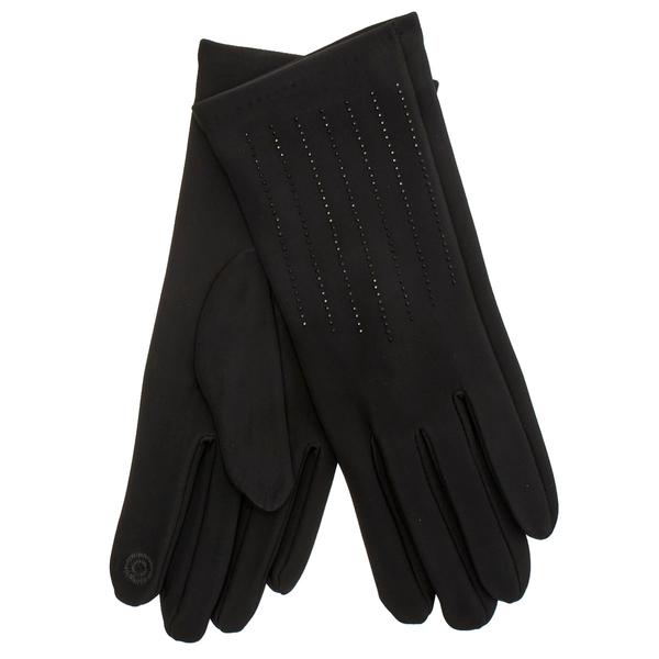 Womens Nanette Lepore Tonal Lines Nylon Gloves - image 