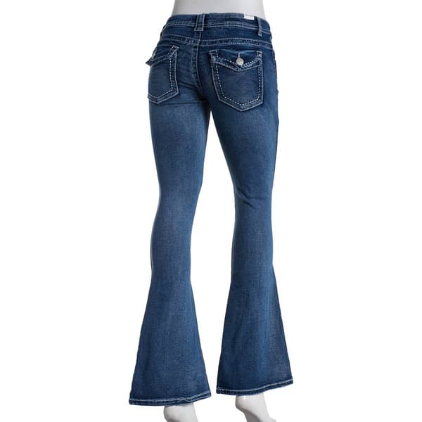 Juniors Almost Famous™ &quot;En Route&quot; Low Rise Flare Jeans