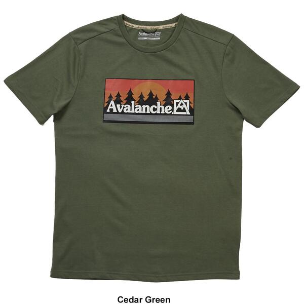 Mens Avalanche Heritage Graphic Tee