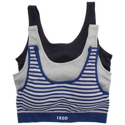 Juniors IZOD(R) 3pk. Ribbed Seamless Comfort Bras - IZ70558
