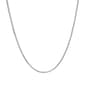 24in. Sterling Silver Square Snake Chain Necklace - image 1
