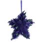 Northlight Plush Peacock Feather Star Shaped Christmas Ornament - image 3