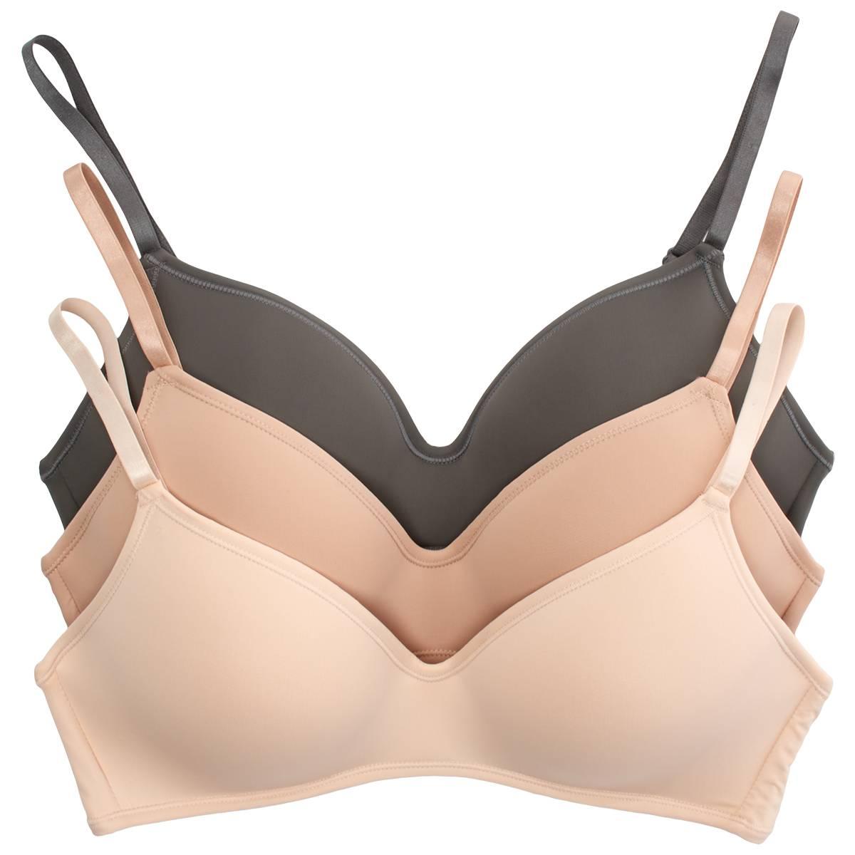 Open Video Modal for Womens Rene Rofe(R) 3pk. Weekender Bras B26009H3-CTRC