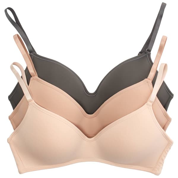 Womens Rene Rofe(R) 3pk. Weekender Bras B26009H3-CTRC - image 