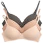 Womens Rene Rofe(R) 3pk. Weekender Bras B26009H3-CTRC - image 1