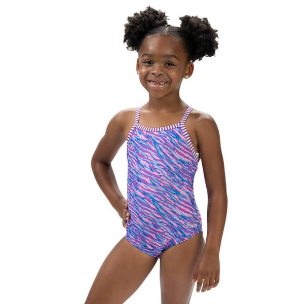 Toddler Girls Dolfin(R) Aurora One Piece Swimsuit - image 