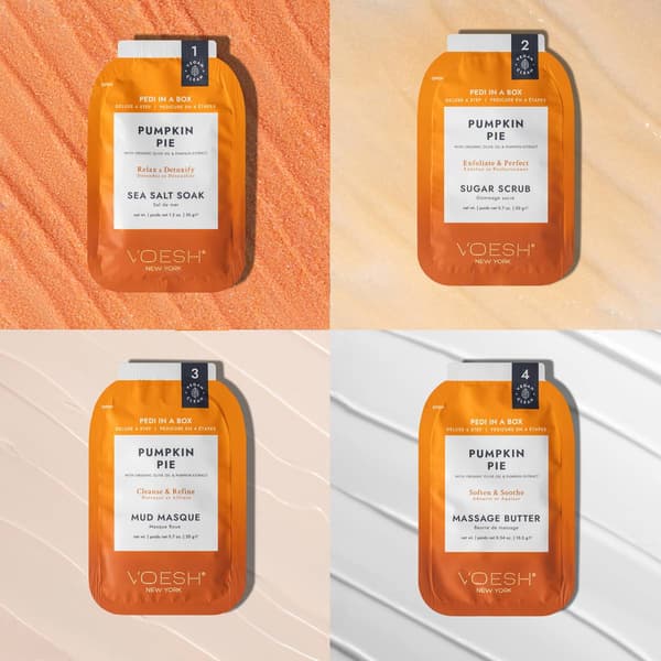 Voesh Pumpkin Pie Duo Pedicure Kit