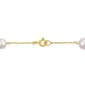 Gemstone Classics™ White Freshwater Pearl Yellow Silver Bracelet - image 3