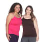 Plus Size White Mark 2pc. Solid Camisoles - image 1