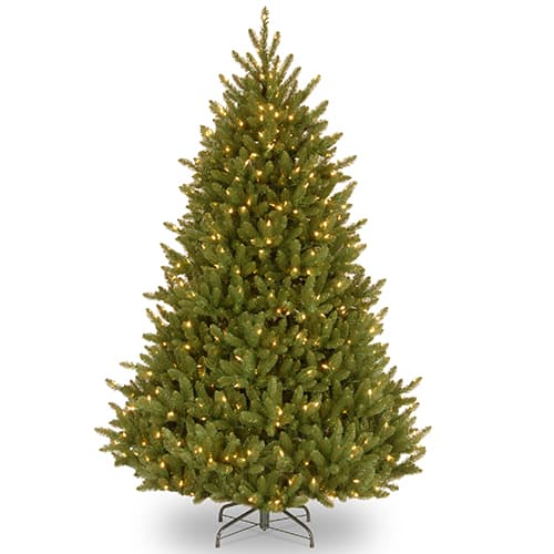 National Tree 7.5ft. Pre-Lit Natural Fraser Fir Medium Tree