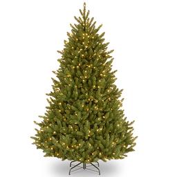 National Tree 7.5ft. Pre-Lit Natural Fraser Fir Medium Tree