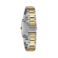 Womens Caravelle Classic Rectangular Two-Tone Watch - 45L167 - image 3