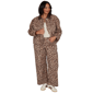 Plus Size Ruby Rd. Game of Luxe Leopard Denim Jacket - image 5