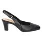 Womens Easy Street Ritsa Square Toe Slingback Pumps - image 2