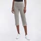 Womens Napa Valley Stripe 3-Bar Hem Detail Capris - image 1