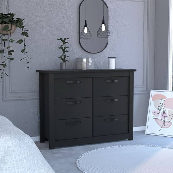 FM FURNITURE Westport 6 Drawer Double Dresser