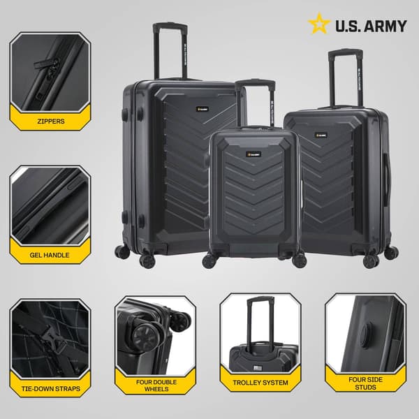 U.S. Army Fox 3pc. Luggage Set