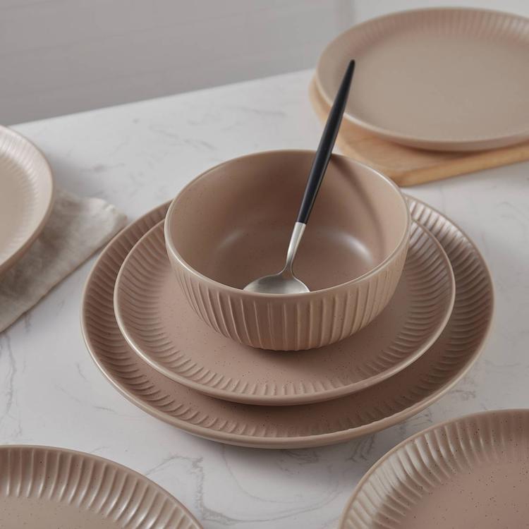 Stone Lain Logan 12pc. Stoneware Dinnerware Set