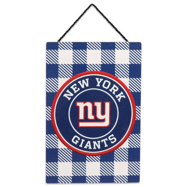Open Road Giants Plaid Hanging Wood - image 