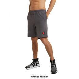 Mens Champion Screened Logo Jersey Knit Active Shorts