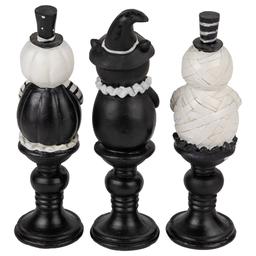 Northlight Seasonal Set of 3 Halloween Candlesticks
