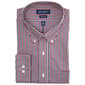 Mens Big & Tall Architect(R) Big Plaid Dress Shirt - Red/Blue - image 1