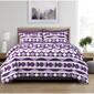 Spirit Linen Home&#40;tm&#41; 8pc Bed-in-a-Bag Purple Geo Circles Comforter - image 1