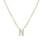 Diamond Classics(tm) 1/20ctw. Diamond Initial N Necklace - image 1